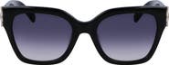 Longchamp 55mm Rectangular Sunglasses