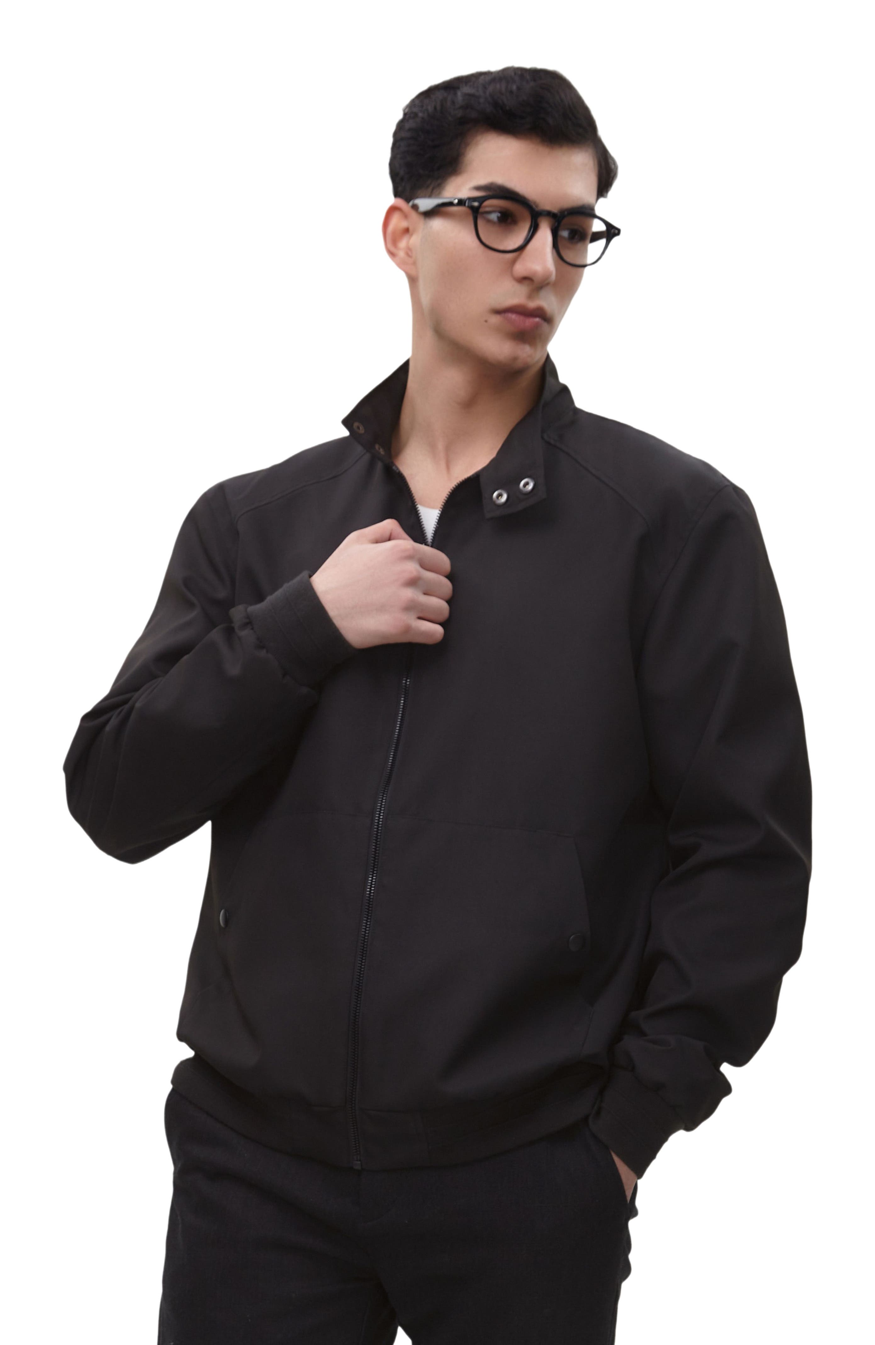 Classic Full Zip Bomber Jacket