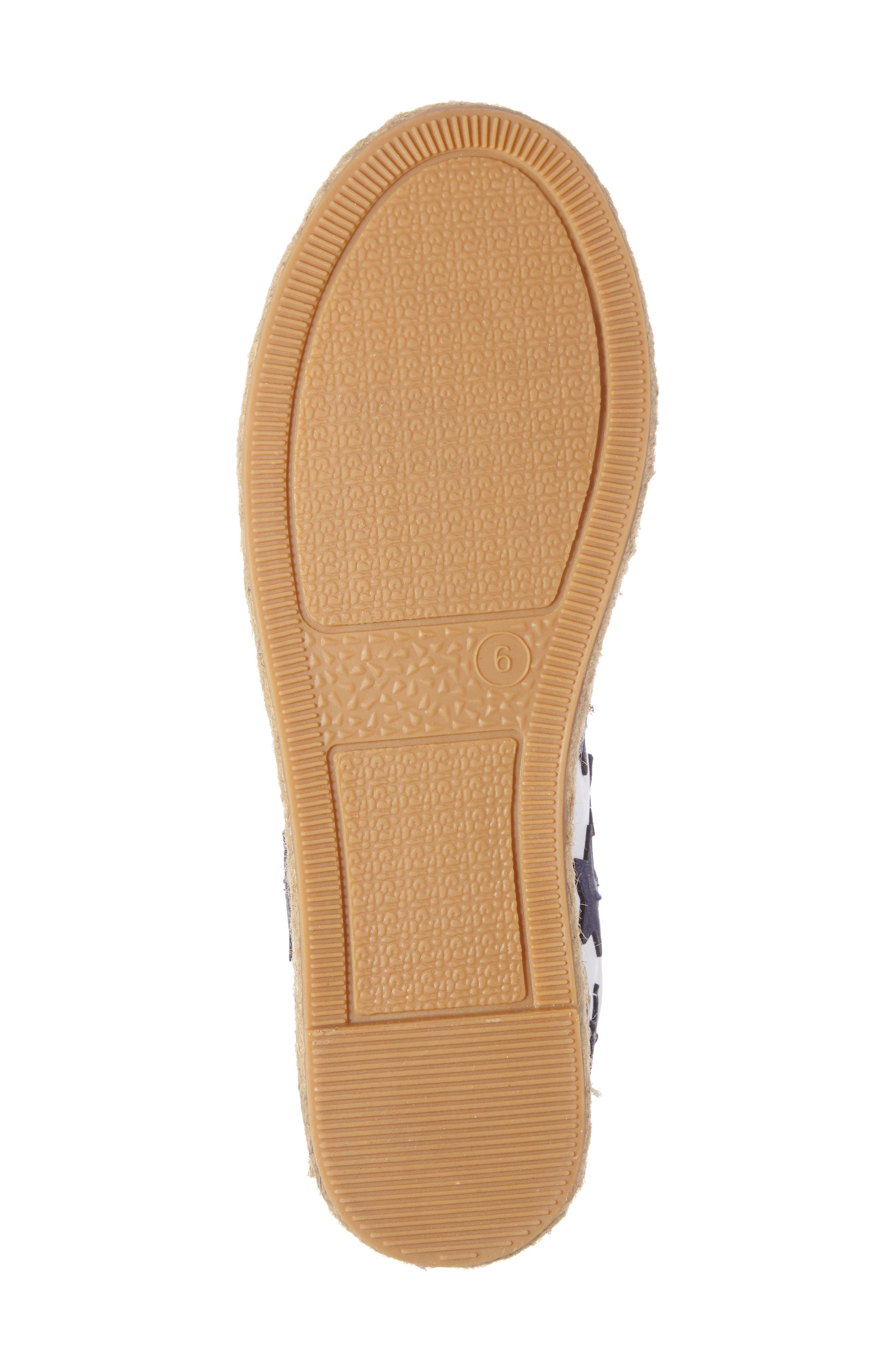 Marc Fischer LTD Marcia Espadrille Sneaker, Alternate, color, BLUE LEATHER