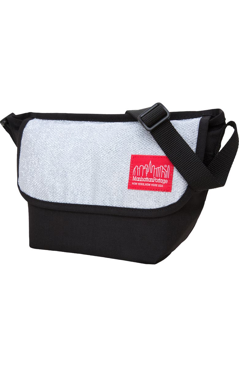 Manhattan Portage Midnight Mini NY Crossbody Bag, Main, color, Grey