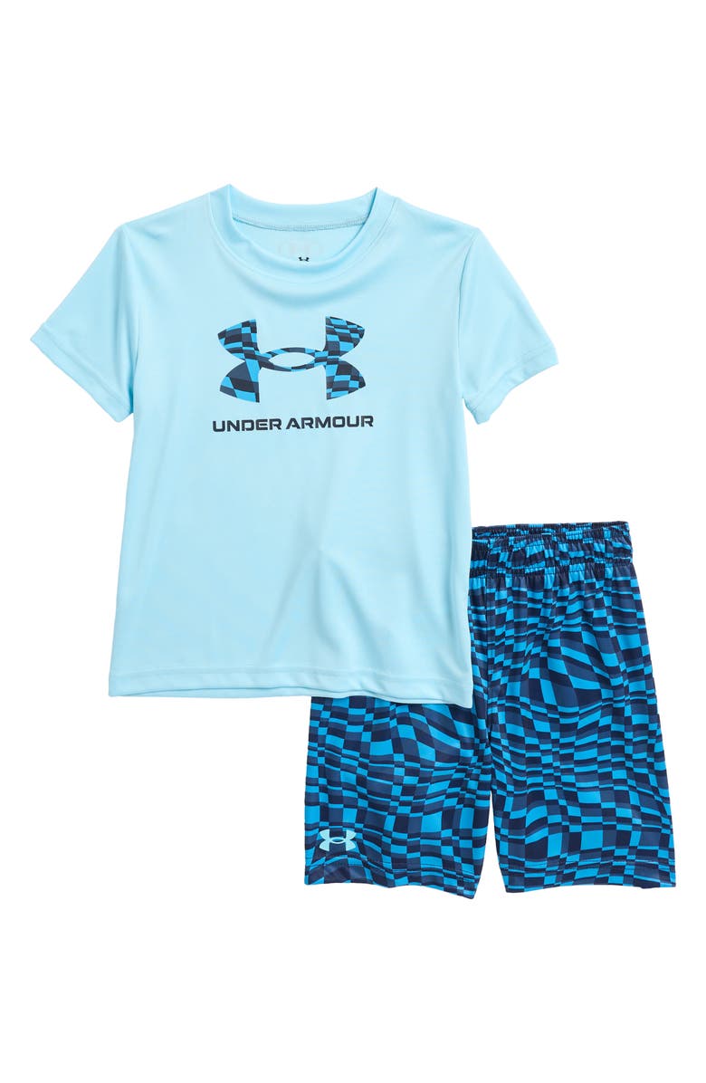 Under Armour Kids' Performance Tech Short Sleeve T-Shirt & Shorts Set ...