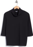 James Perse Oversized Funnel Neck Sweatshirt