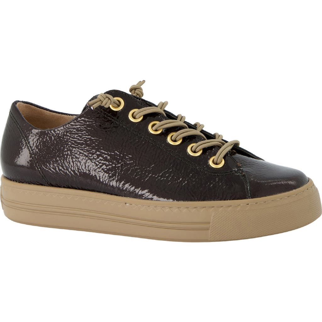 Paul Green Hadley Platform Sneaker In Brown