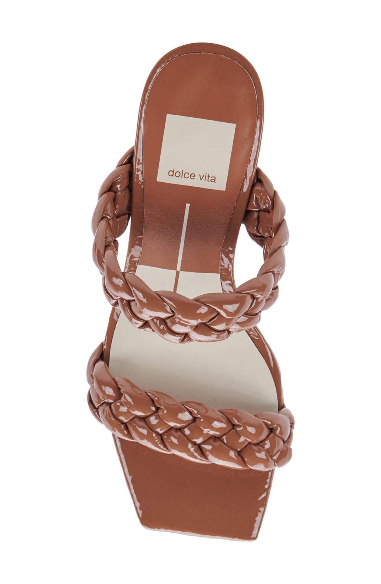 Paily Braided Sandal, Alternate, color, TAUPE PATENT STELLA