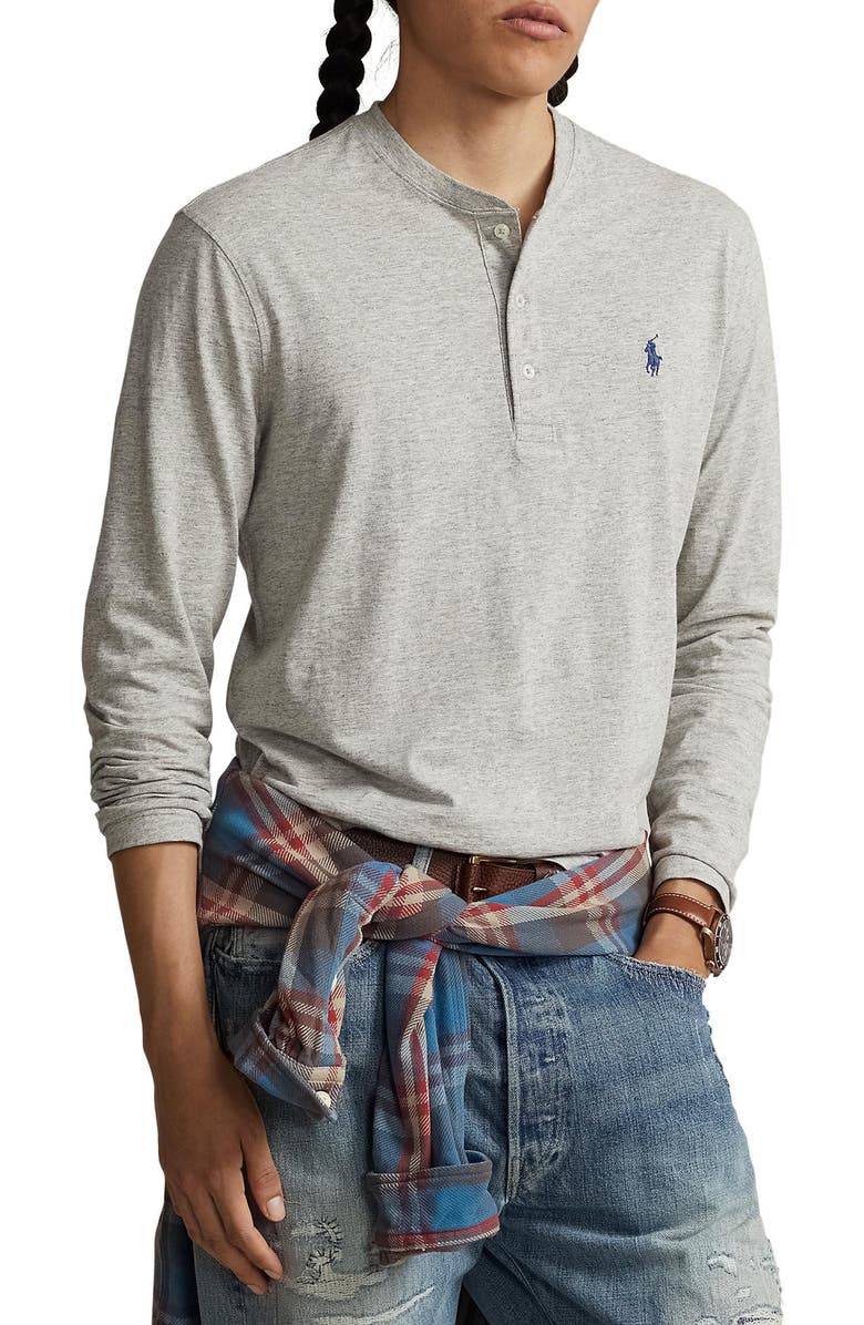 Polo Ralph Lauren Slub Jersey Henley, Main, color,