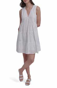 DKNY Jeans Sleeveless Eyelet Dress