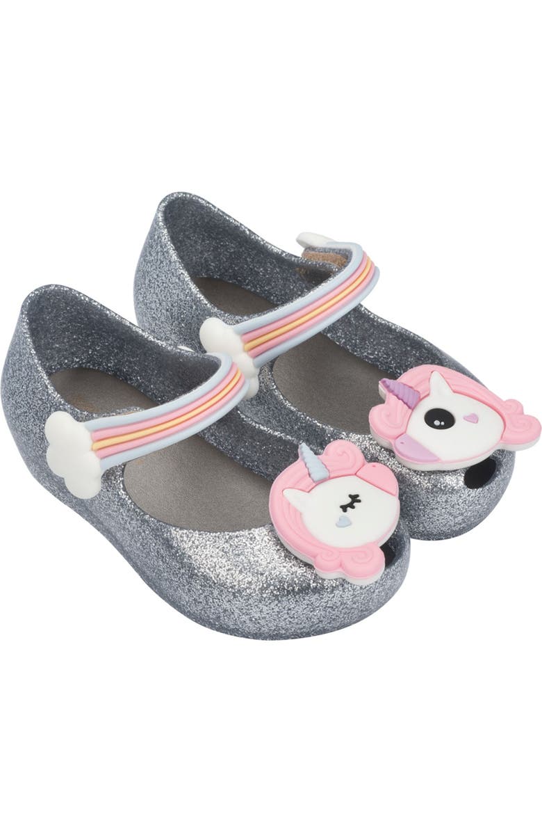 Mini Melissa Mini Ultragirl Unicorn Water Resistant Mary Jane, Main, color,