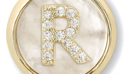 Melinda Maria Baby Love Letters Initial Pendant Necklace In Gold R