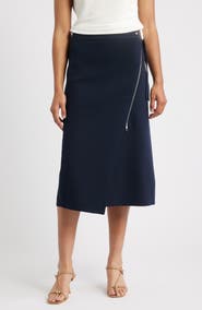BOSS Feliora Faux Wrap Skirt