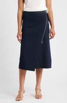 BOSS Feliora Faux Wrap Skirt