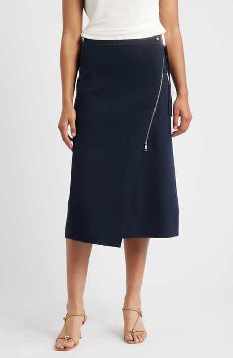 BOSS Feliora Faux Wrap Skirt