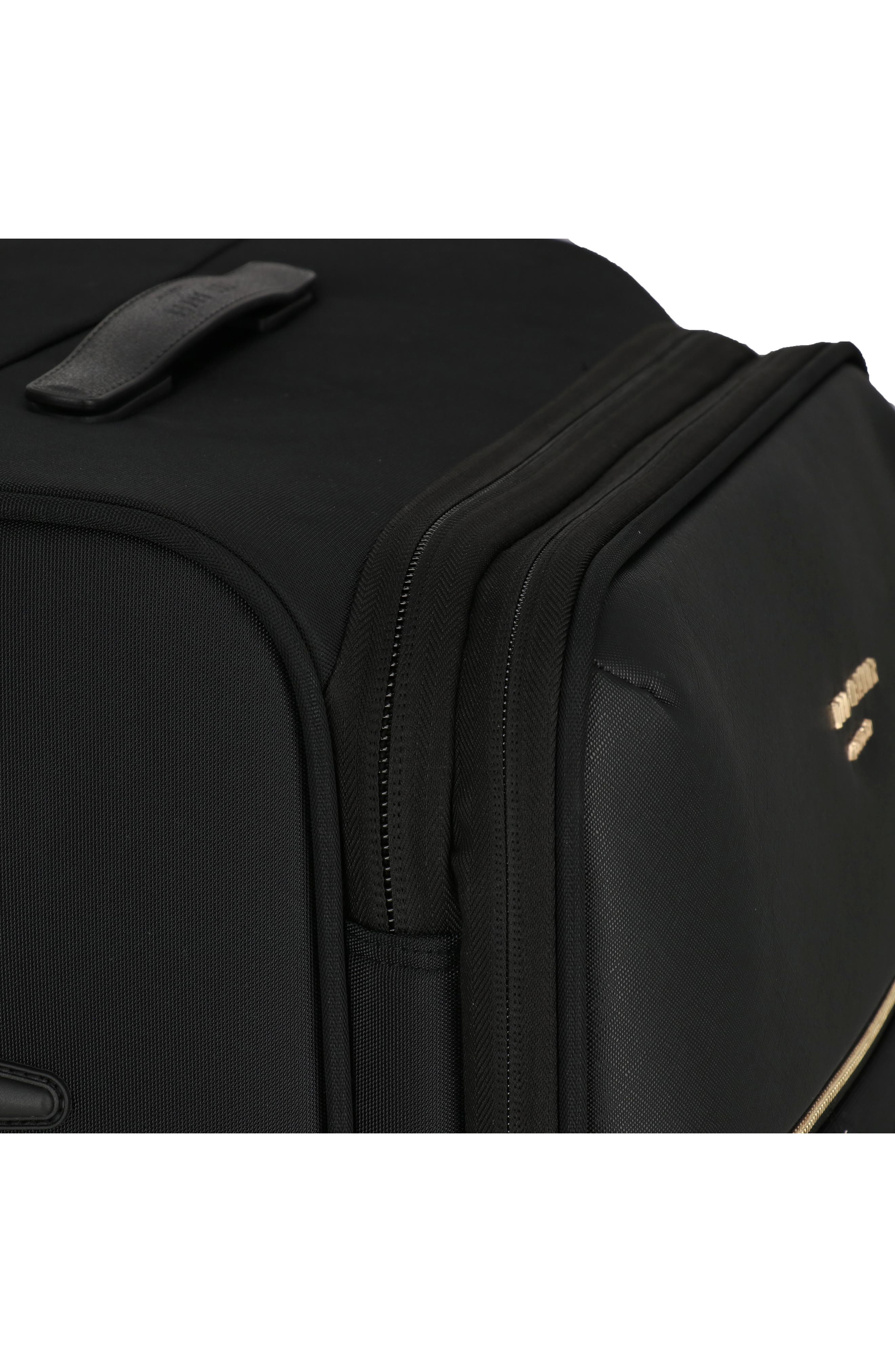 Ted Baker Chevron Quilt 3-Piece Luggage Set, Alternate, color, Black