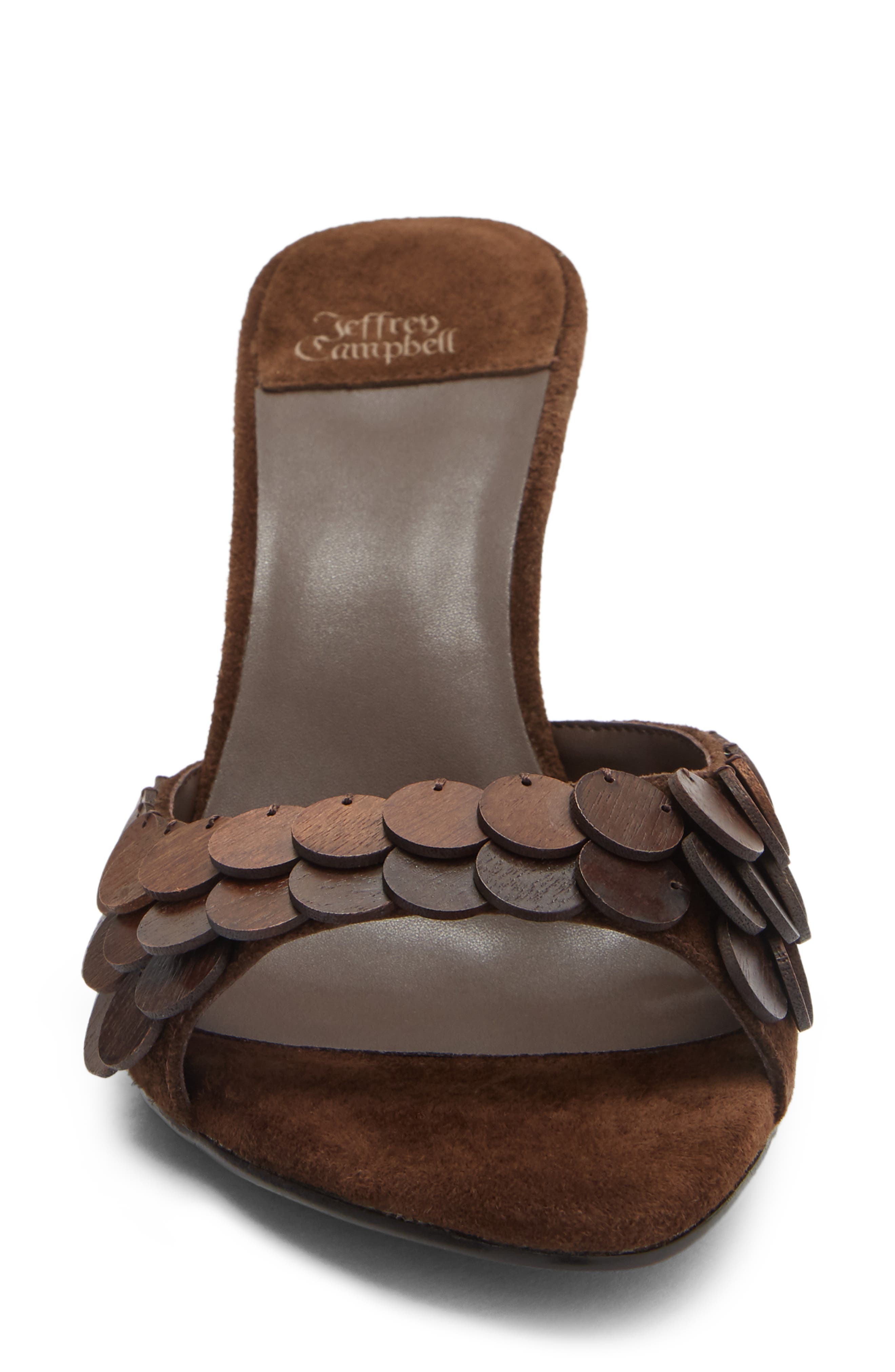 Jeffrey Campbell Agent Sandal, Alternate, color, Brown Combo