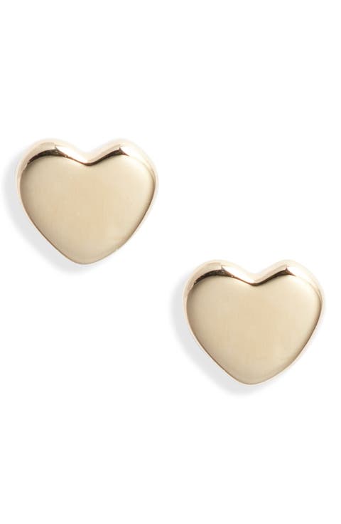 Jac + Jo Icon Heart Stud Earrings