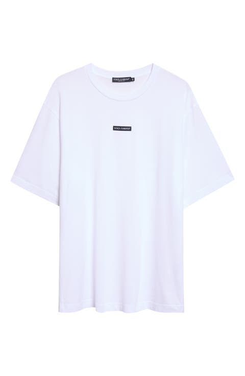 Label Patch Cotton T-Shirt