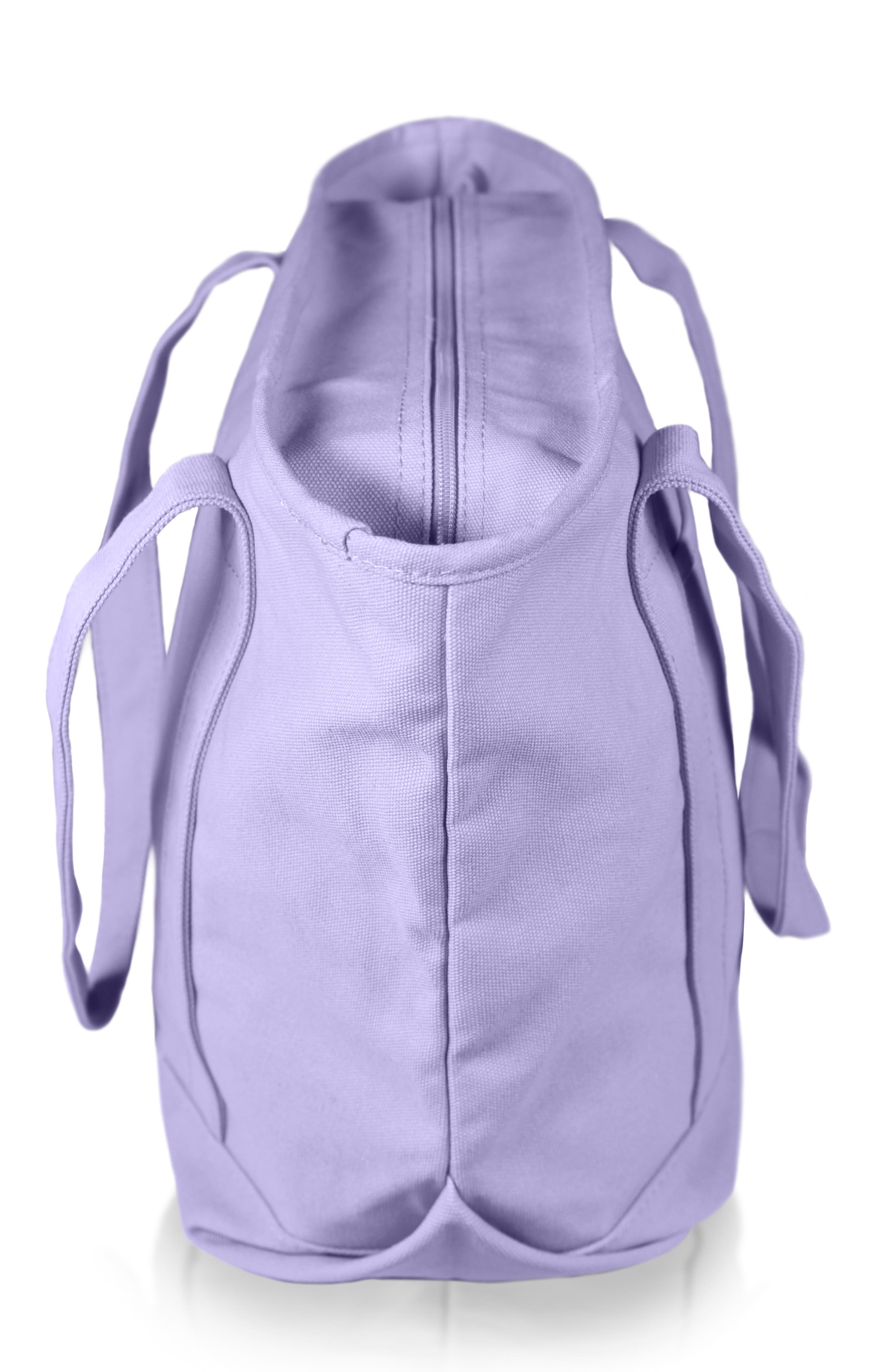 Ghost 20" Go-To Canvas Tote Bag, Alternate, color, Lavender