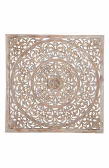 SONOMA SAGE HOME WILLOW ROW Brown Traditional Floral Wood Wall Decor