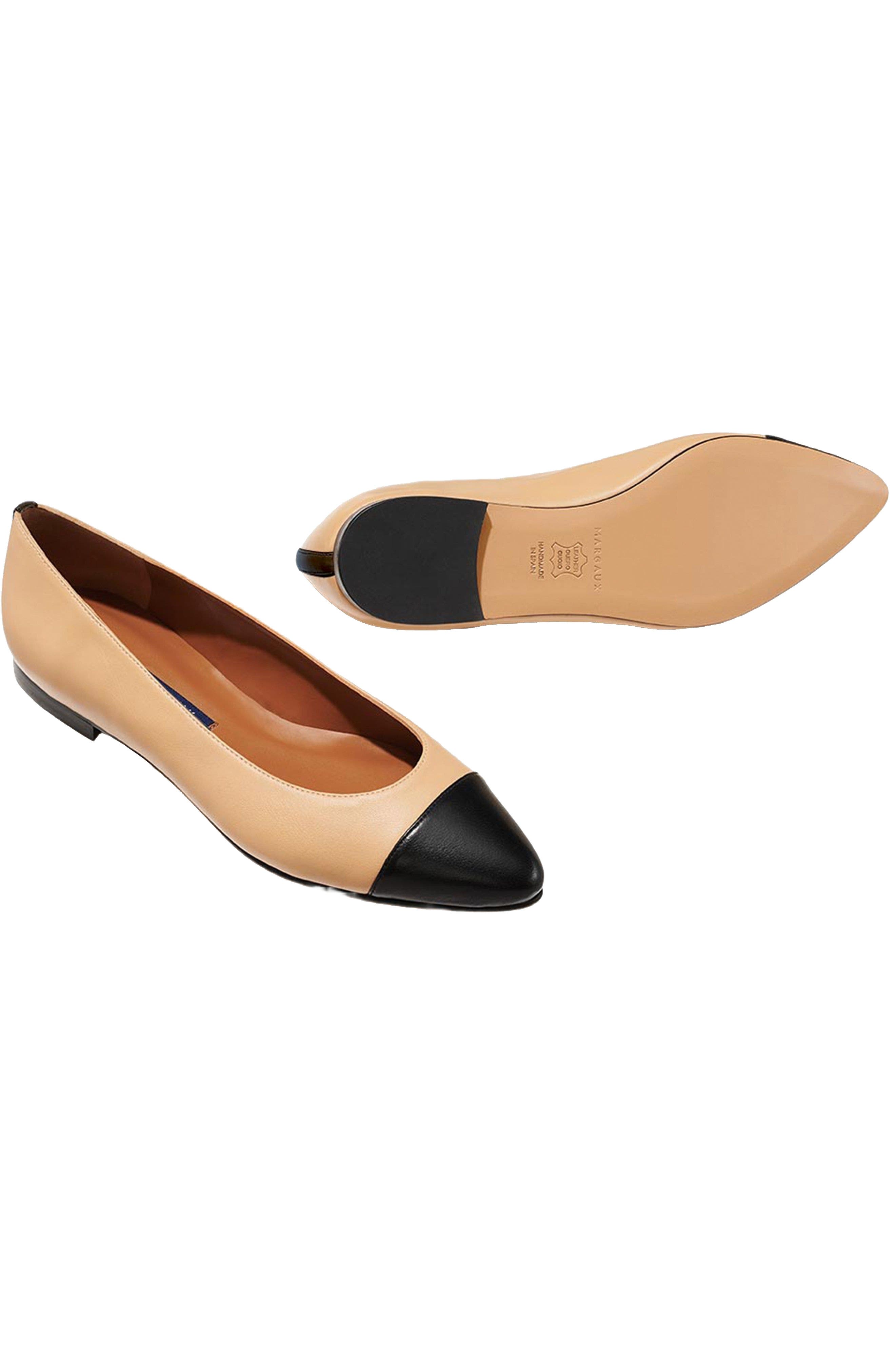 The Cap-Toe Pointe, Alternate, color, Dune and Black