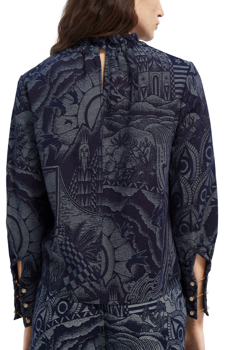 Scotch & Soda Jacquard Top, Alternate, color,