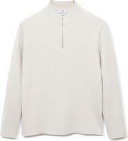MANGO Quarter Zip Sweater
