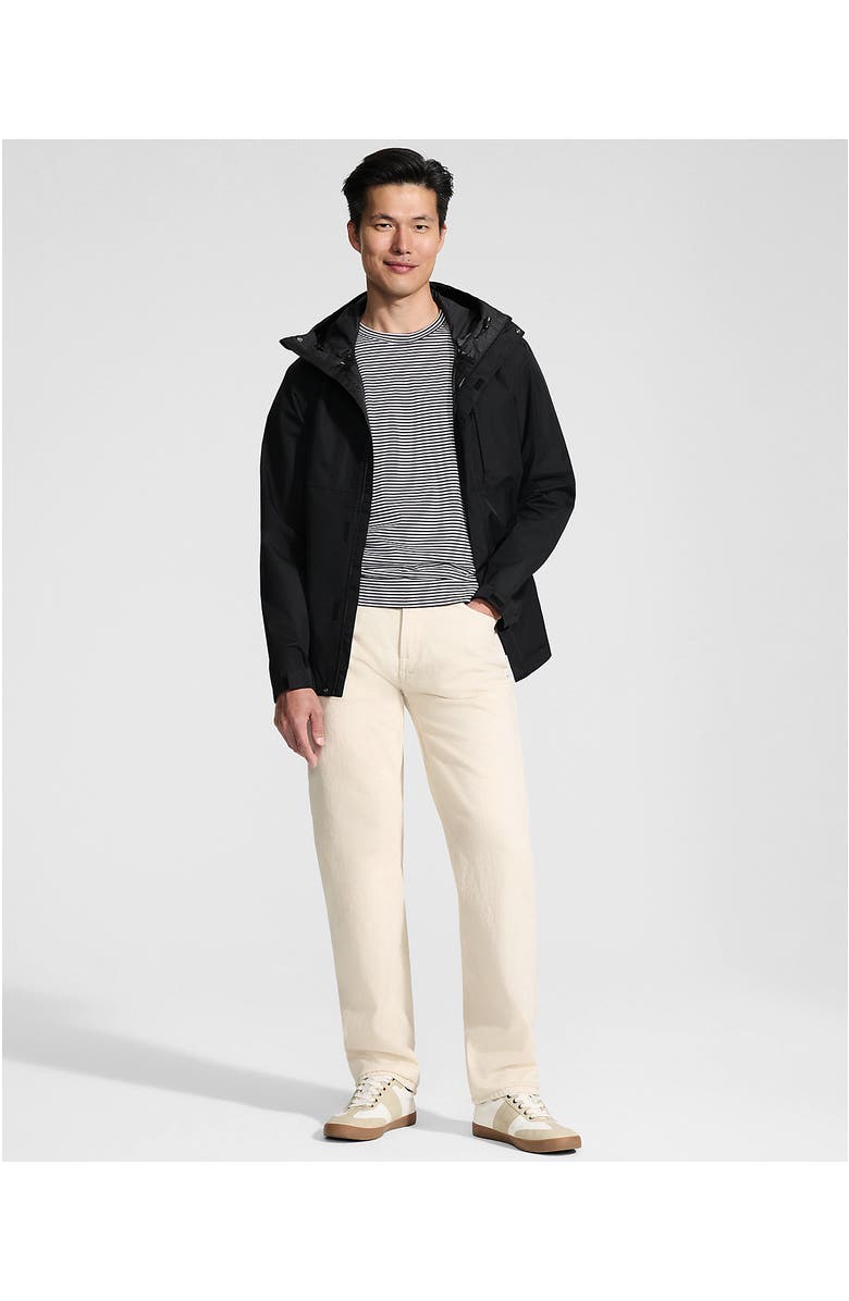 Lands' End Waterproof Raincoat, Alternate, color, True Black