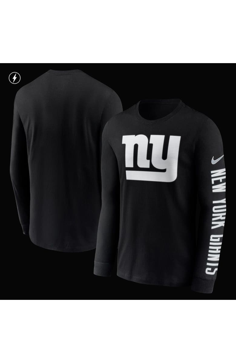 Nike Men's Nike Black New York Giants RFLCTV Name and Logo T-Shirt, Alternate, color, 