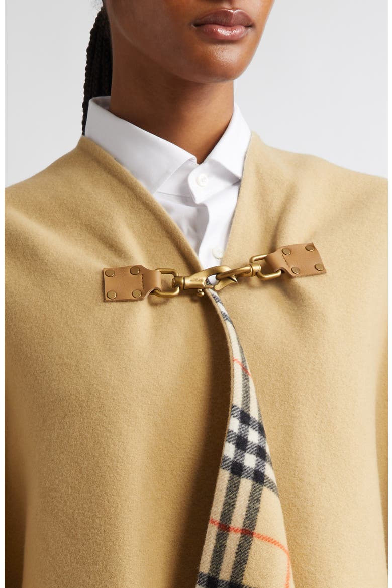Marsh Wool Cape, Alternate, color, SAND