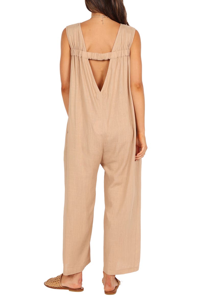 Yardlee Sleeveless Jumpsuit, Alternate, color, MOCHA