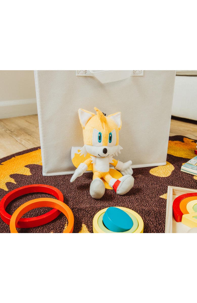 Toynk Sonic the Hedgehog 8-Inch Character Plush Toy | Tails, Alternate, color, Yellow
