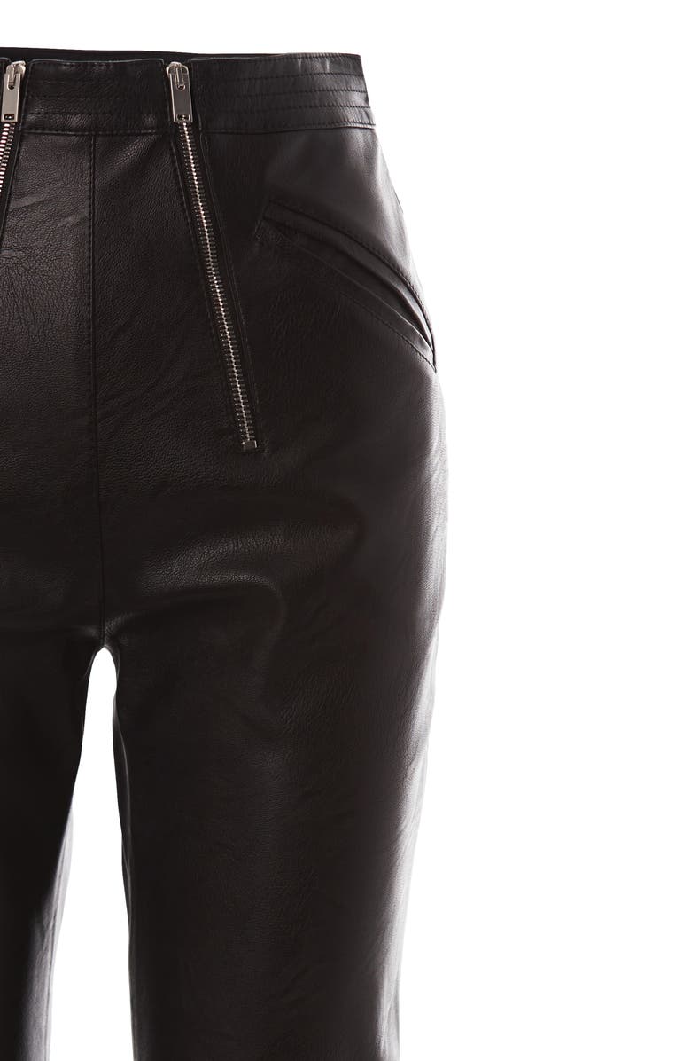 Stella McCartney Kayli Faux Leather Pants, Alternate, color, 