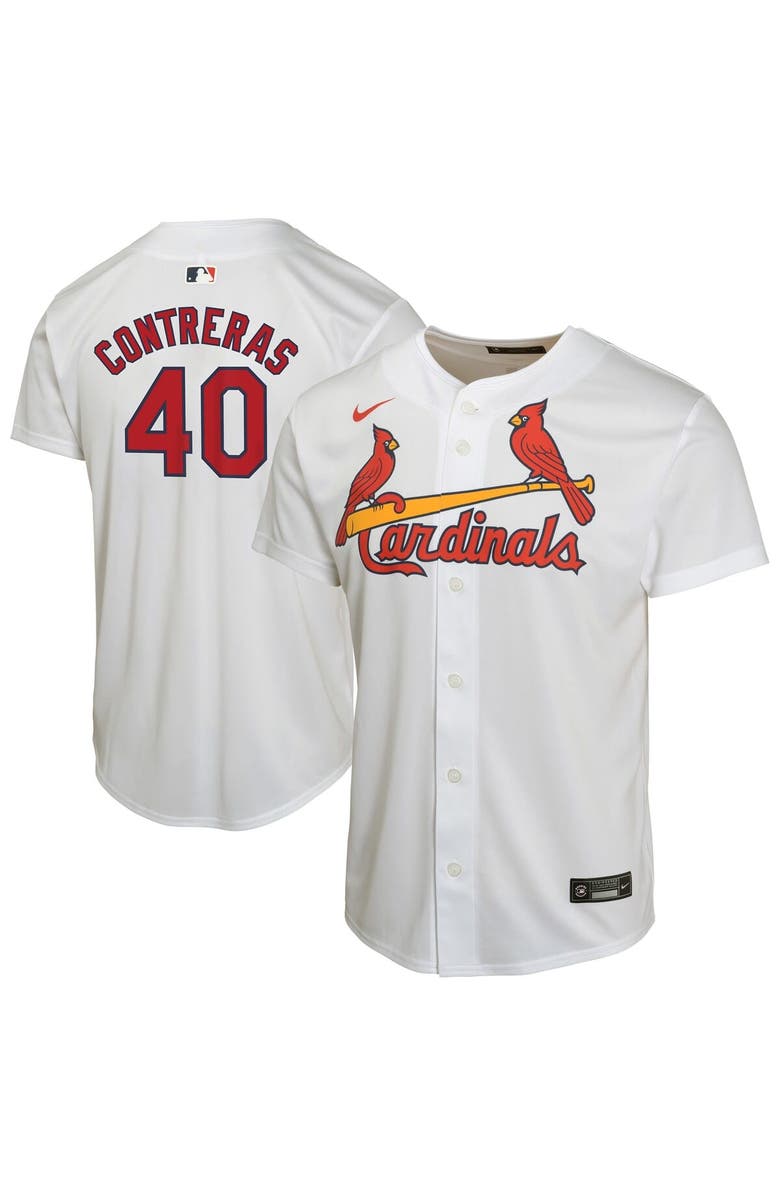 Nike Youth Nike Willson Contreras White St. Louis Cardinals Home Game Player Jersey, Main, color, White
