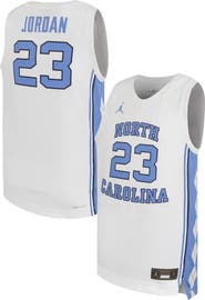 Jordan Brand Youth Jordan Brand Michael Jordan White North Carolina Tar Heels Replica Basketball Jersey