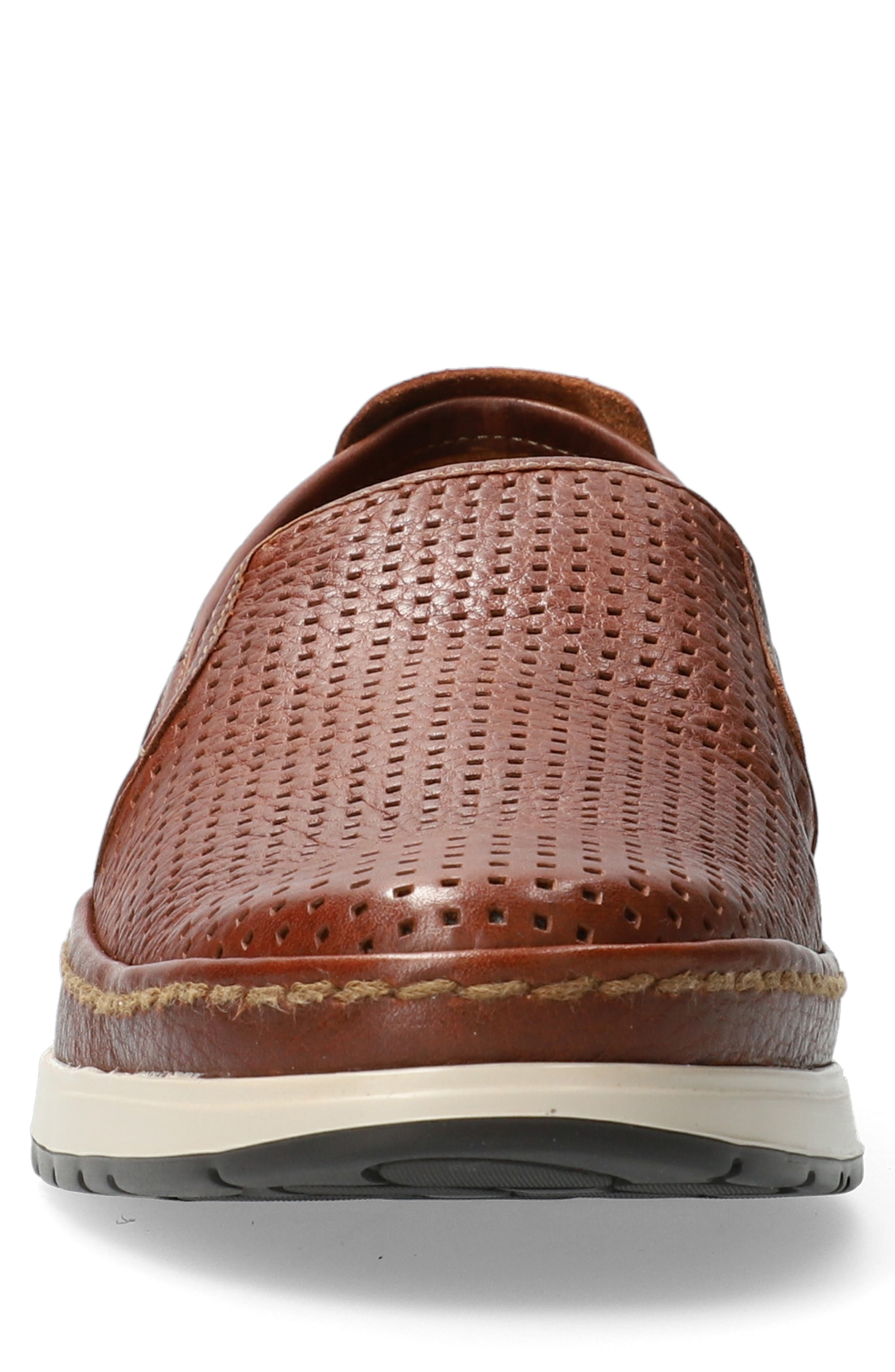 Hadrian Perforated Slip-On, Alternate, color, HAZELNUT