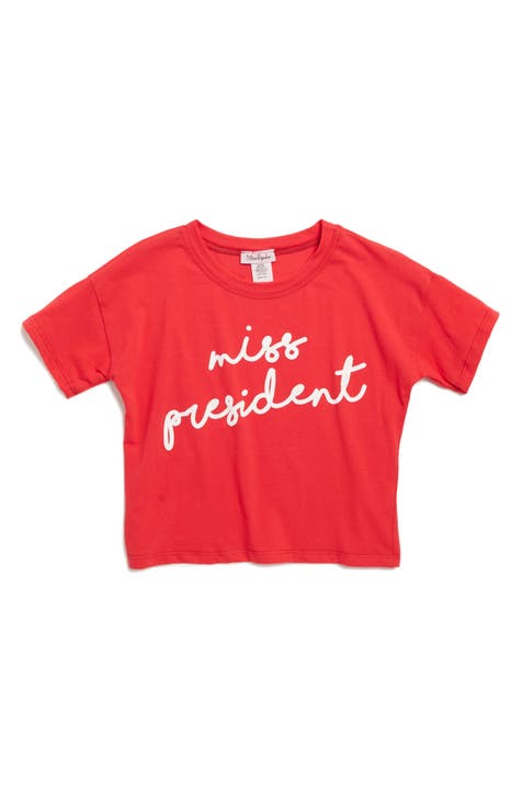 Kids' Miss President Stretch Cotton Graphic T-Shirt (Big Kid)