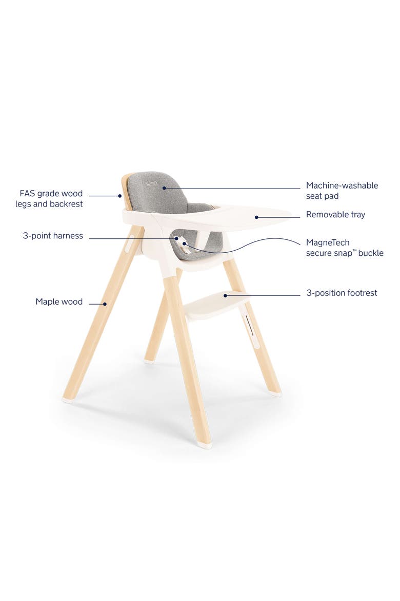 Bryn Heritage High Chair, Alternate, color, HERITAGE