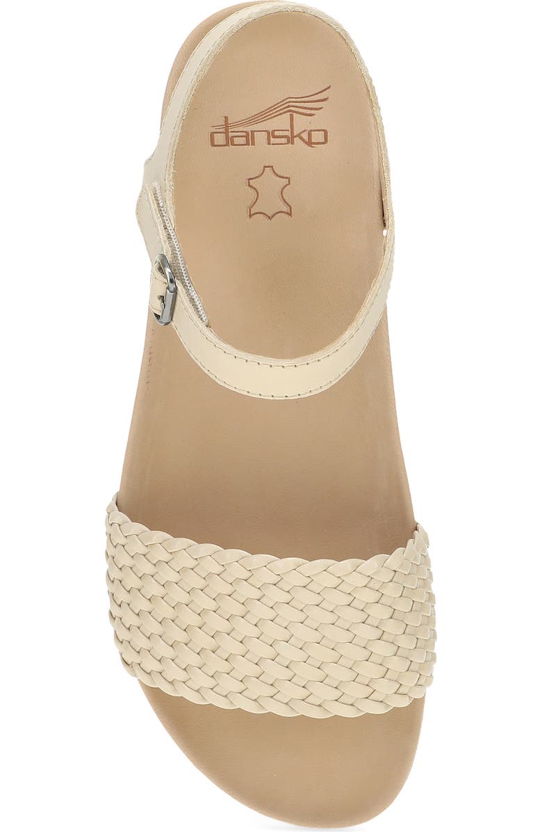 Dansko Jodie Ankle Strap Sandal, Alternate, color, Vanilla