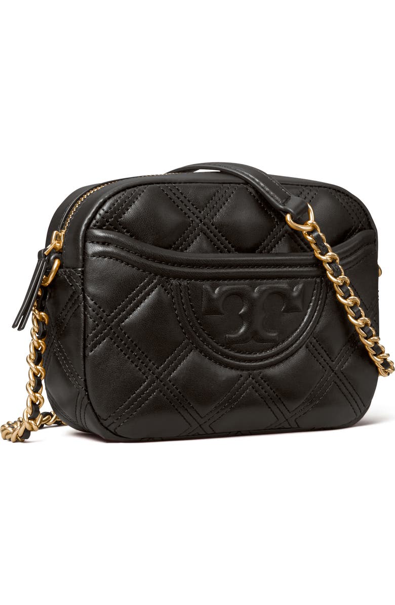 Tory Burch Fleming Quilted Leather Camera Bag, Alternate, color,