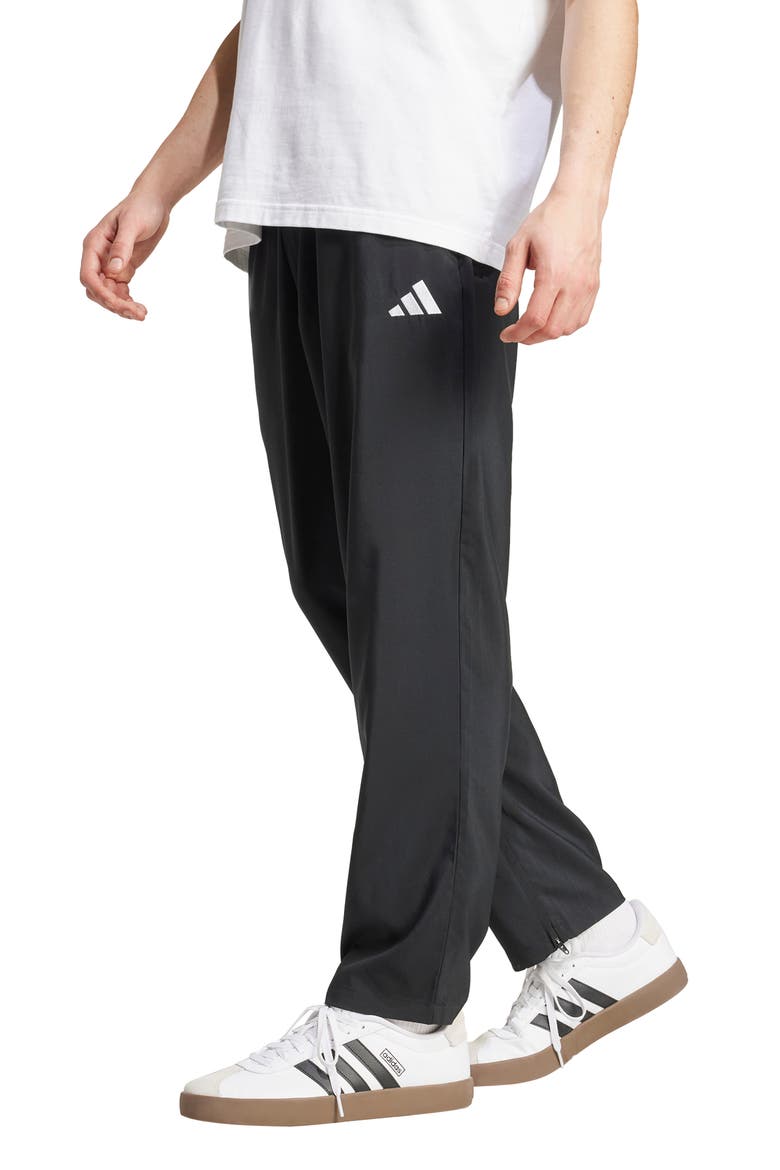 Woven Track Pants, Main, color, BLACK/ WHITE