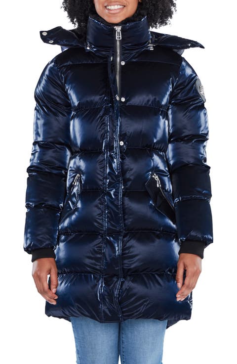 Women's Penguin Long Length Quilted Coat