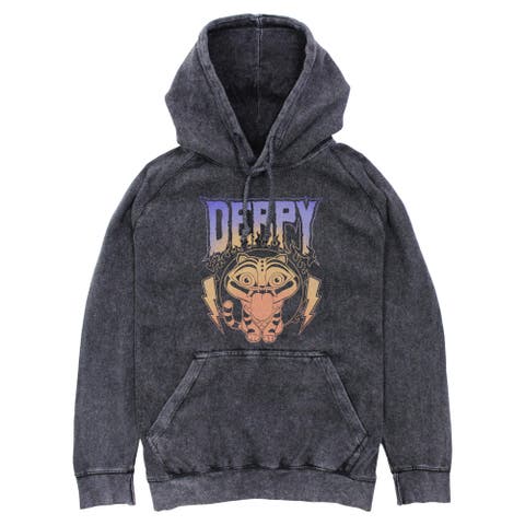 Mens KPop Demon Hunters Mythic Lightning Derpy Lightweight Hoodie