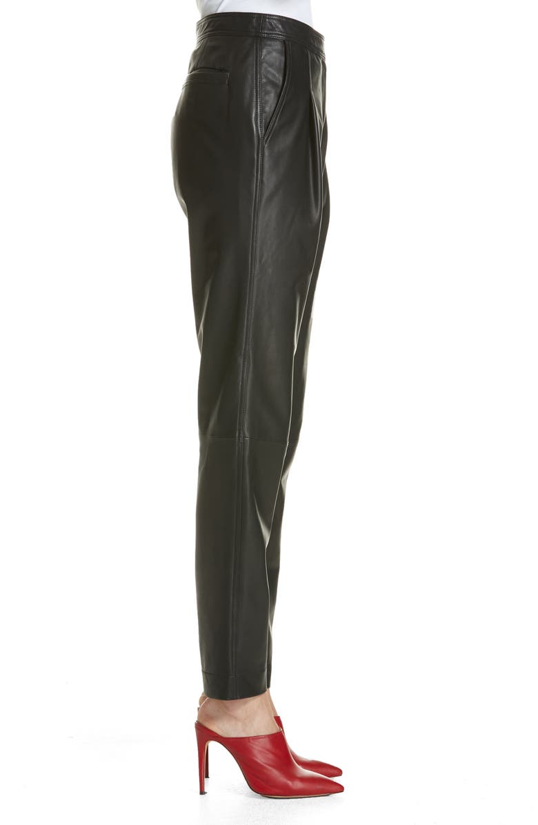 Robert Rodriguez Leather Pants, Alternate, color, 