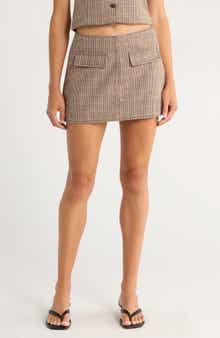 BLANKNYC Plaid Skirt