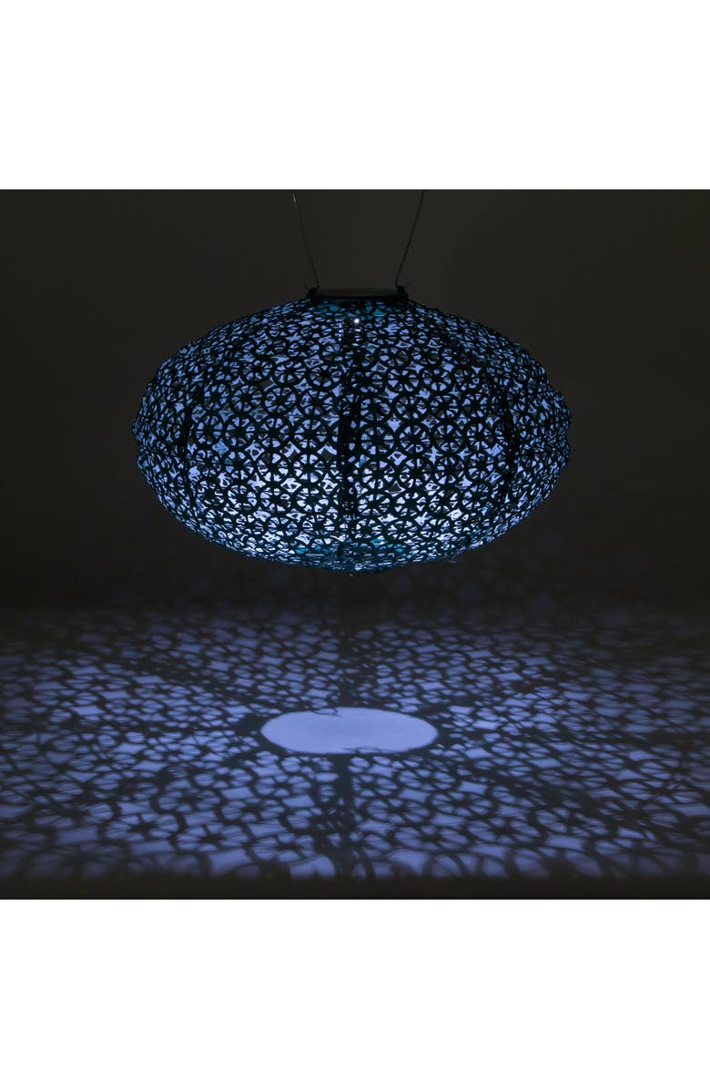 Allsop Home & Garden Soji Stella - Oval Solar Lantern, Alternate, color, Green