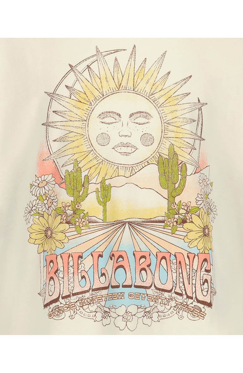 Billabong Kids' Sunset Oversize Cotton T-Shirt, Alternate, color, Salt Crystal