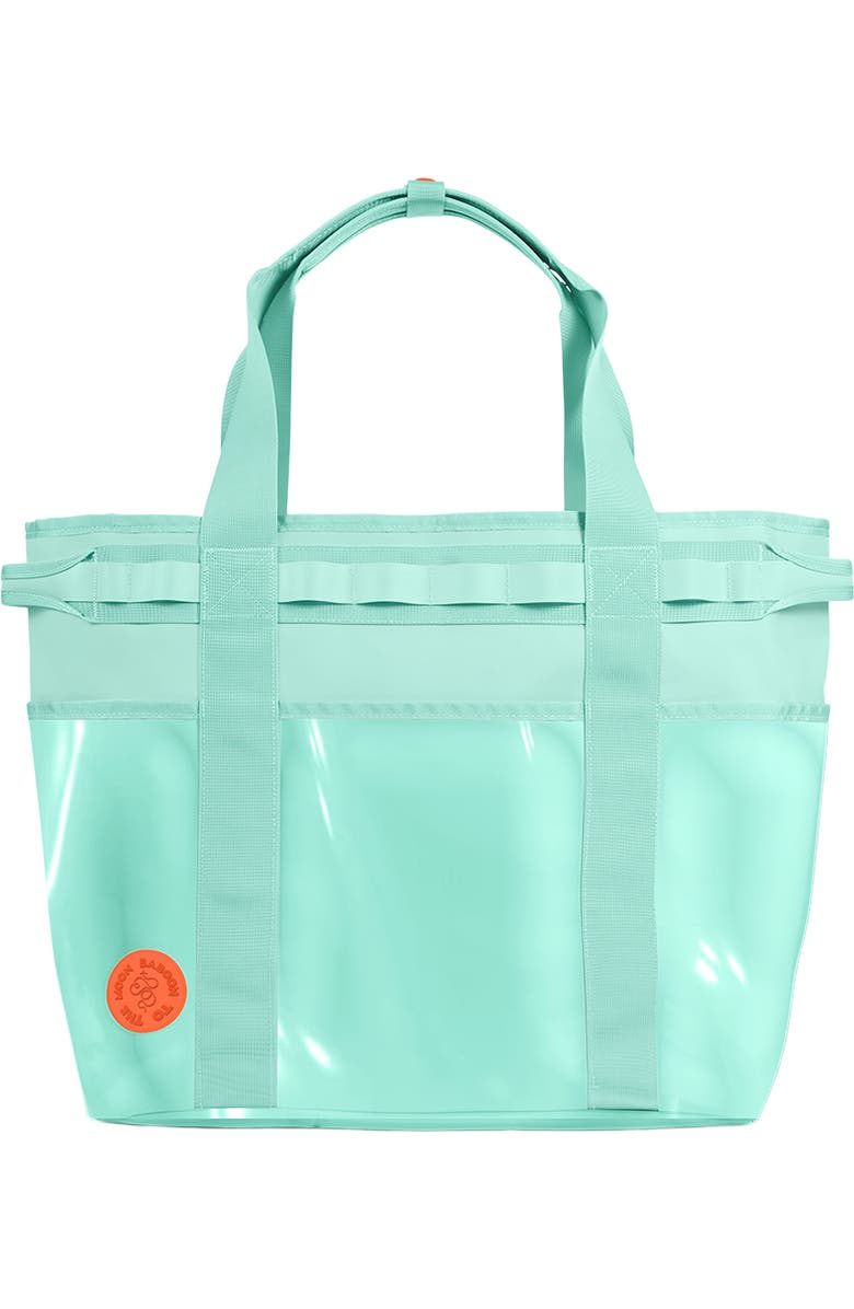 Baboon to the Moon Go-Tote Mega 40L, Main, color, Aqua Drift