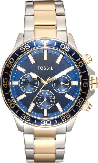 Fossil BQ2493 Bannon Multifunction Gold-Tone Stainless buy Steel Men's Watch