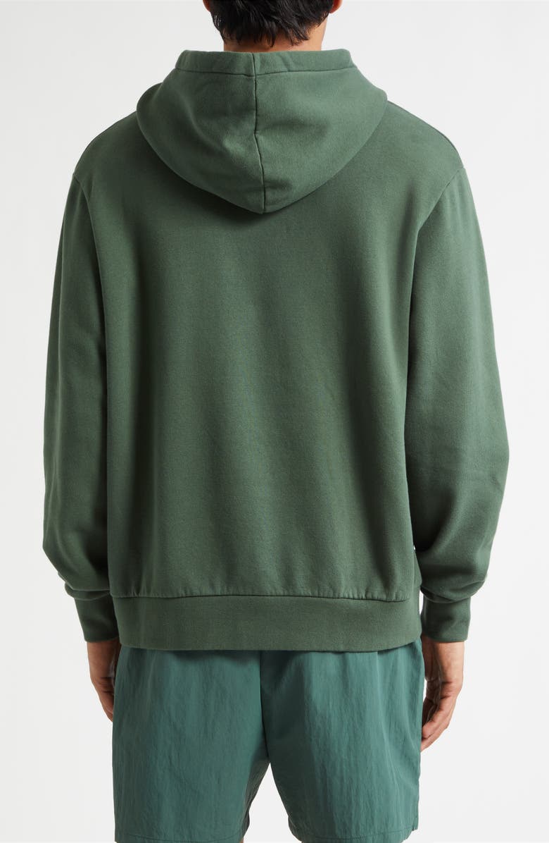 PALMES Hooded Fleece Logo Sweatshirt, Alternate, color, Dark Green