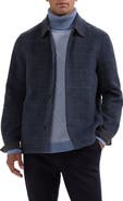 Bugatchi Wool Blend Blouson Jacket