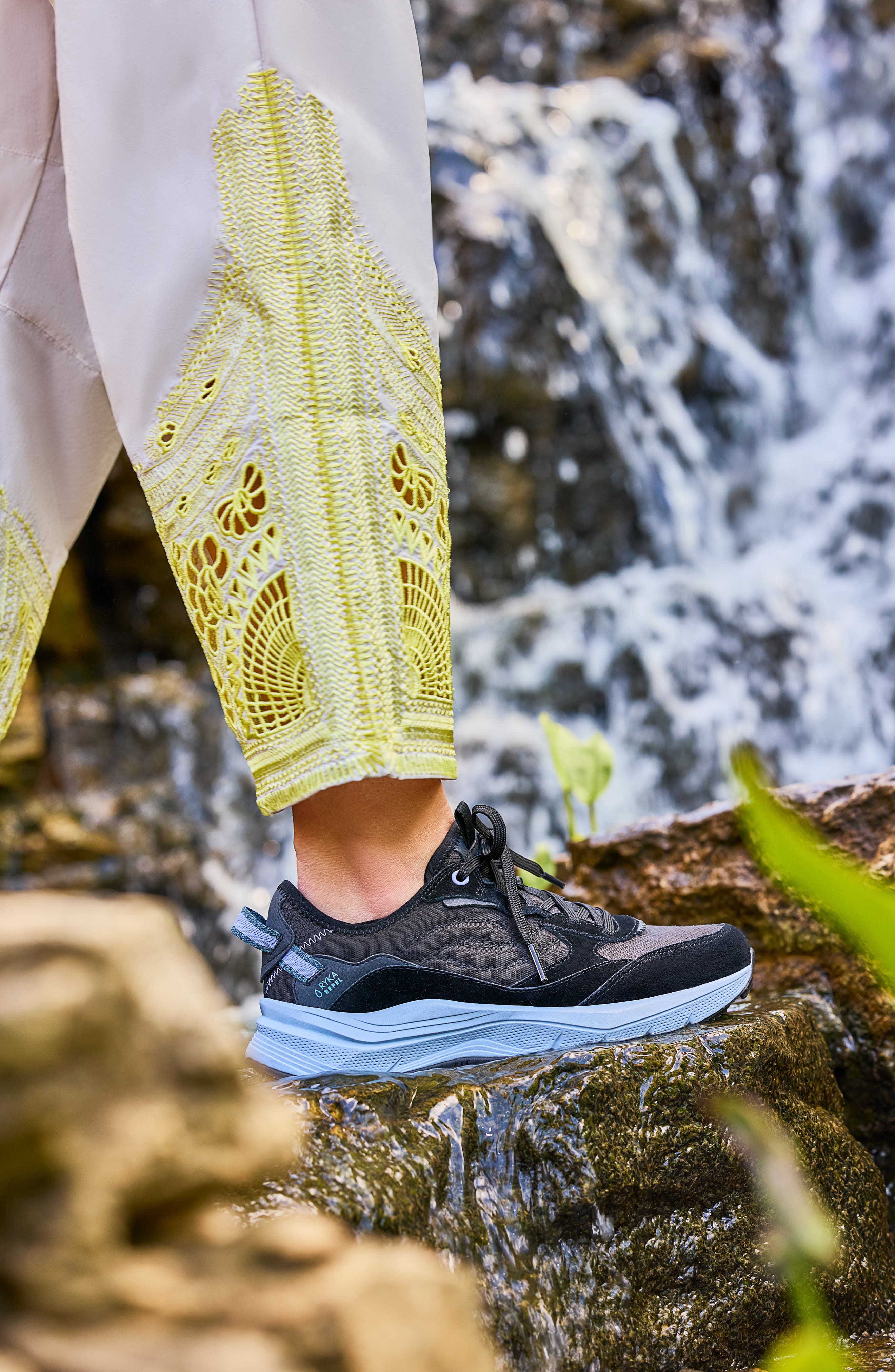 Rykä Upside TR Trail Running Shoe, Alternate, color, Black