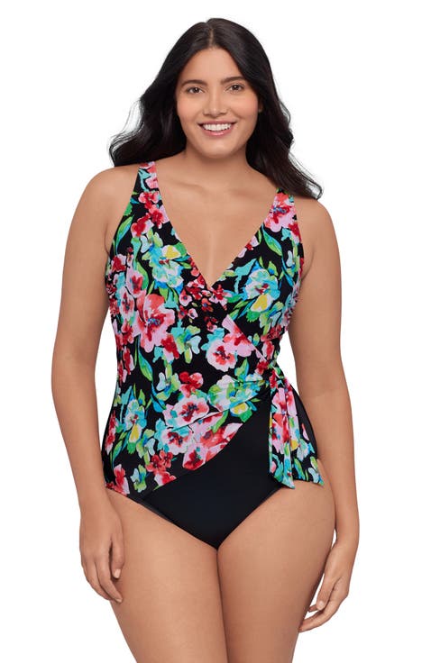 Vera Side-Tie One-Piece Control Swimsuit
